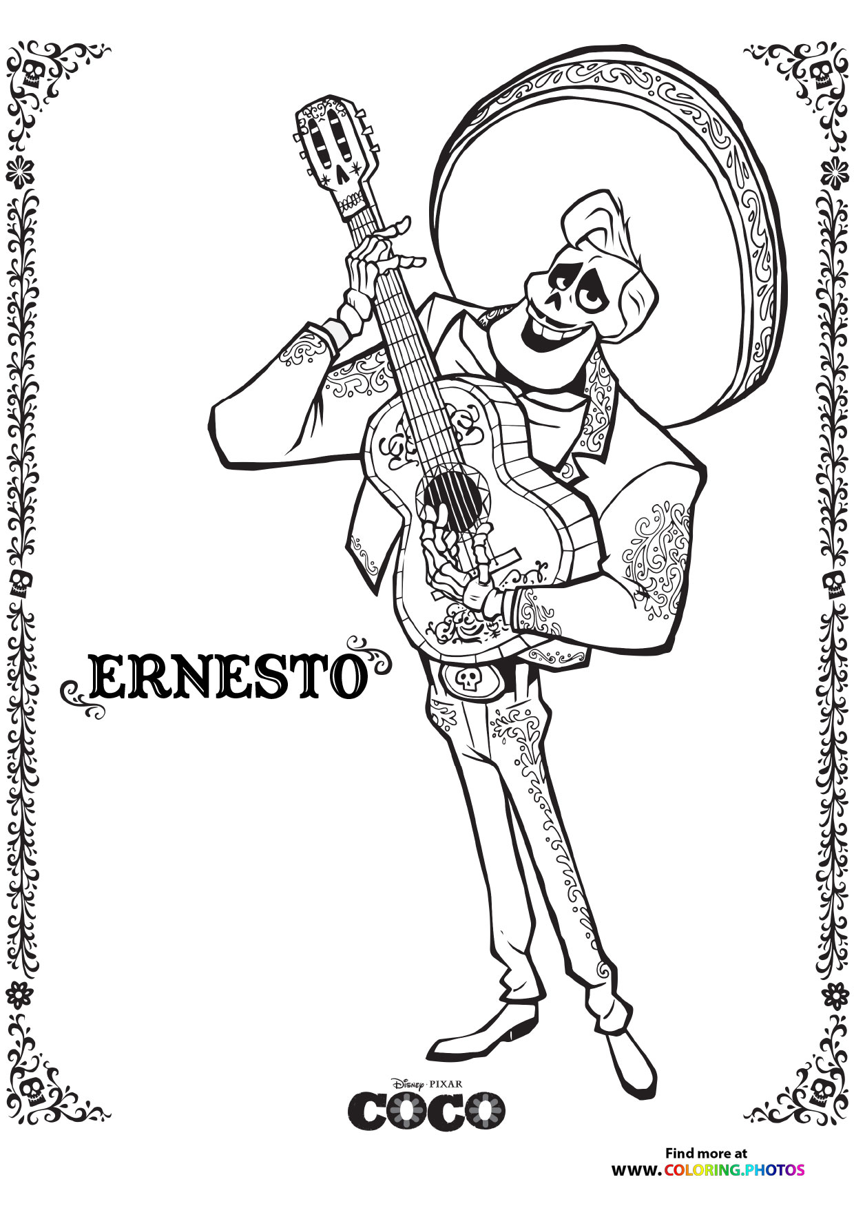 Ernesto de la Cruz with Guitar