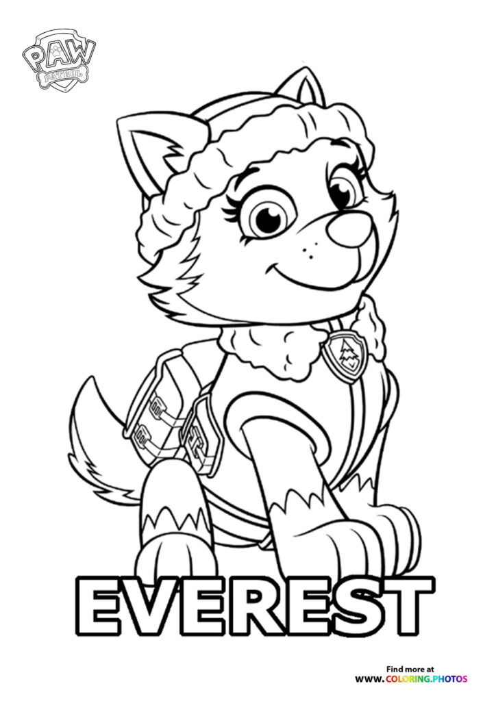 Everest coloring page
