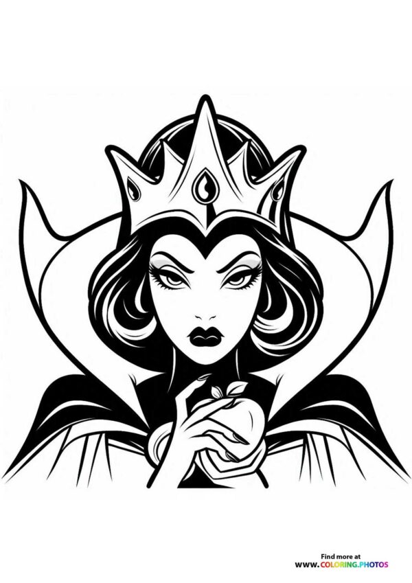 Evil Queen with Poisoned Apple