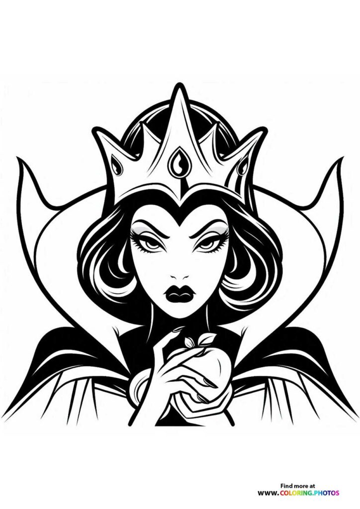 Evil Queen with Poisoned Apple