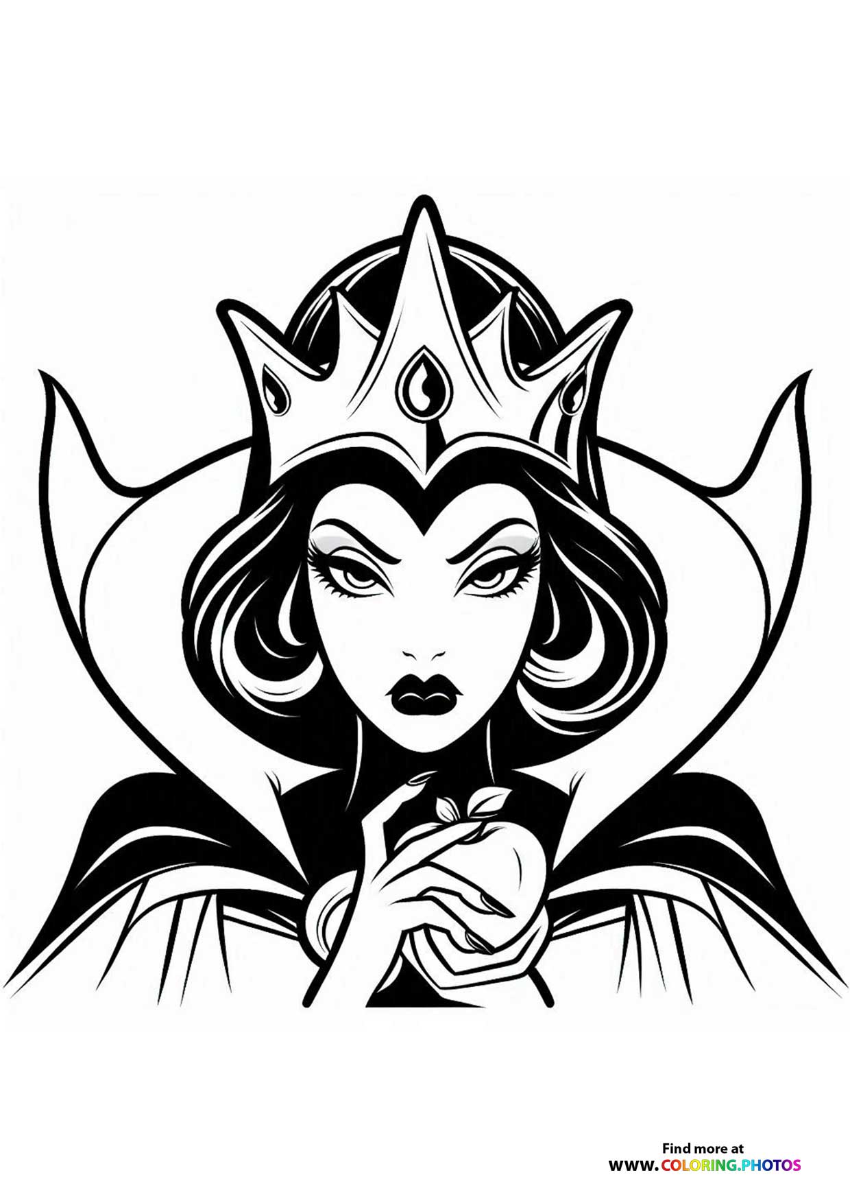 Evil Queen with Poisoned Apple