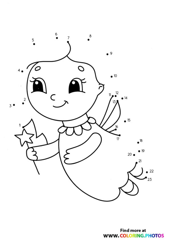 Fairy dot the dots worksheet