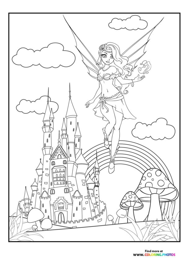 Fairy from castle