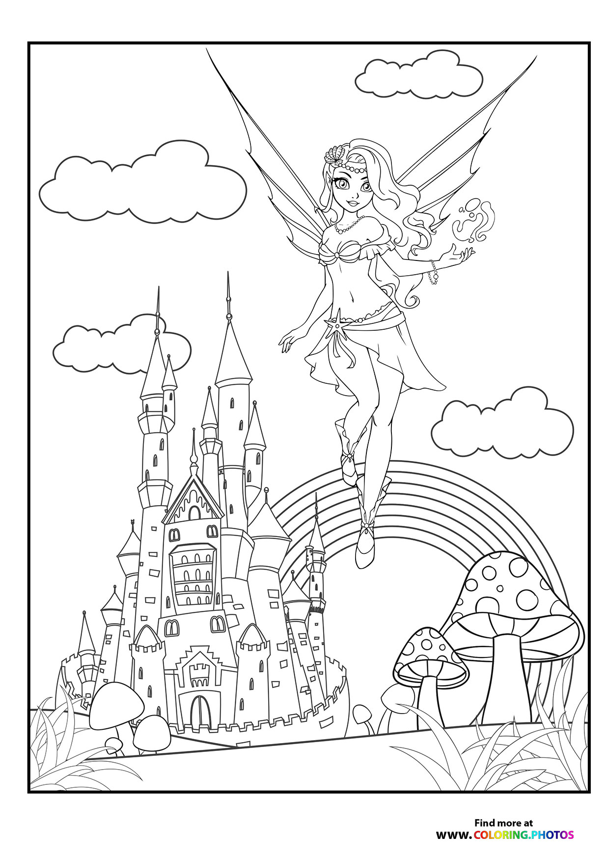 Fairy from castle