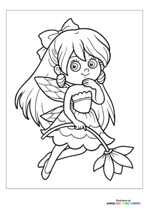 Fairy with flower