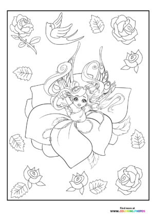 Fairy with roses