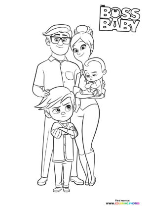Boss Baby Family Portrait