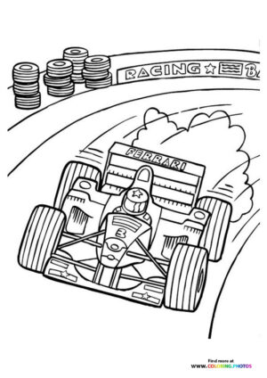 Fast Formula 1 car