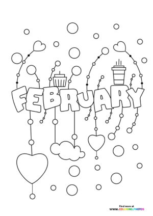 February Doodle Art