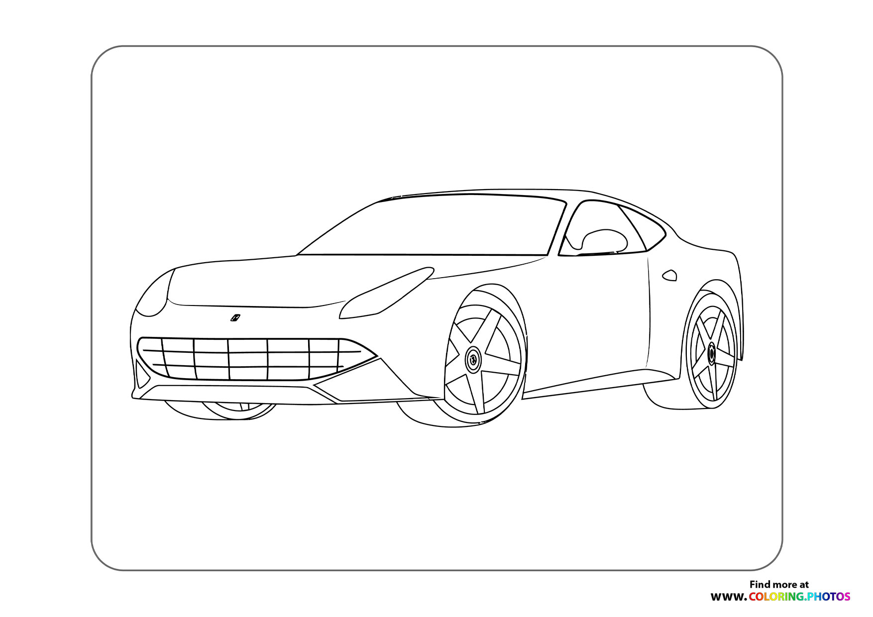 Ferrari 812 Superfast car