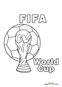 Sports coloring page