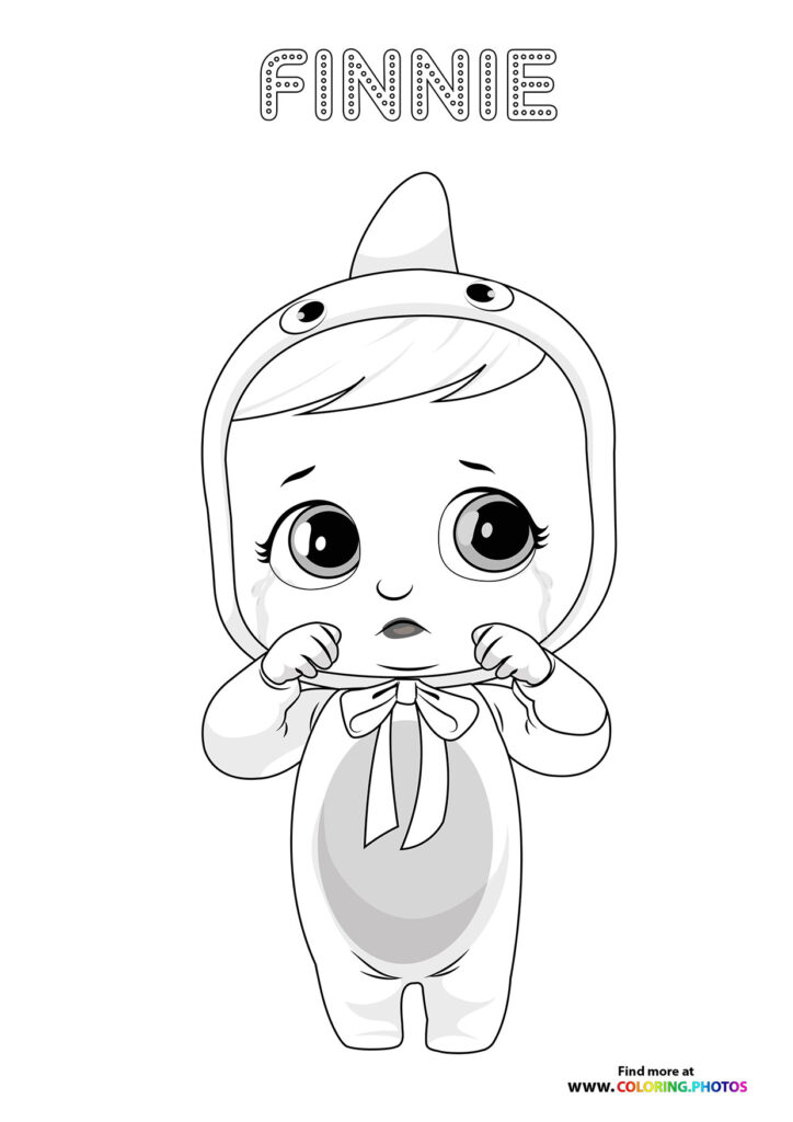 Finnie - Cry Babies coloring page