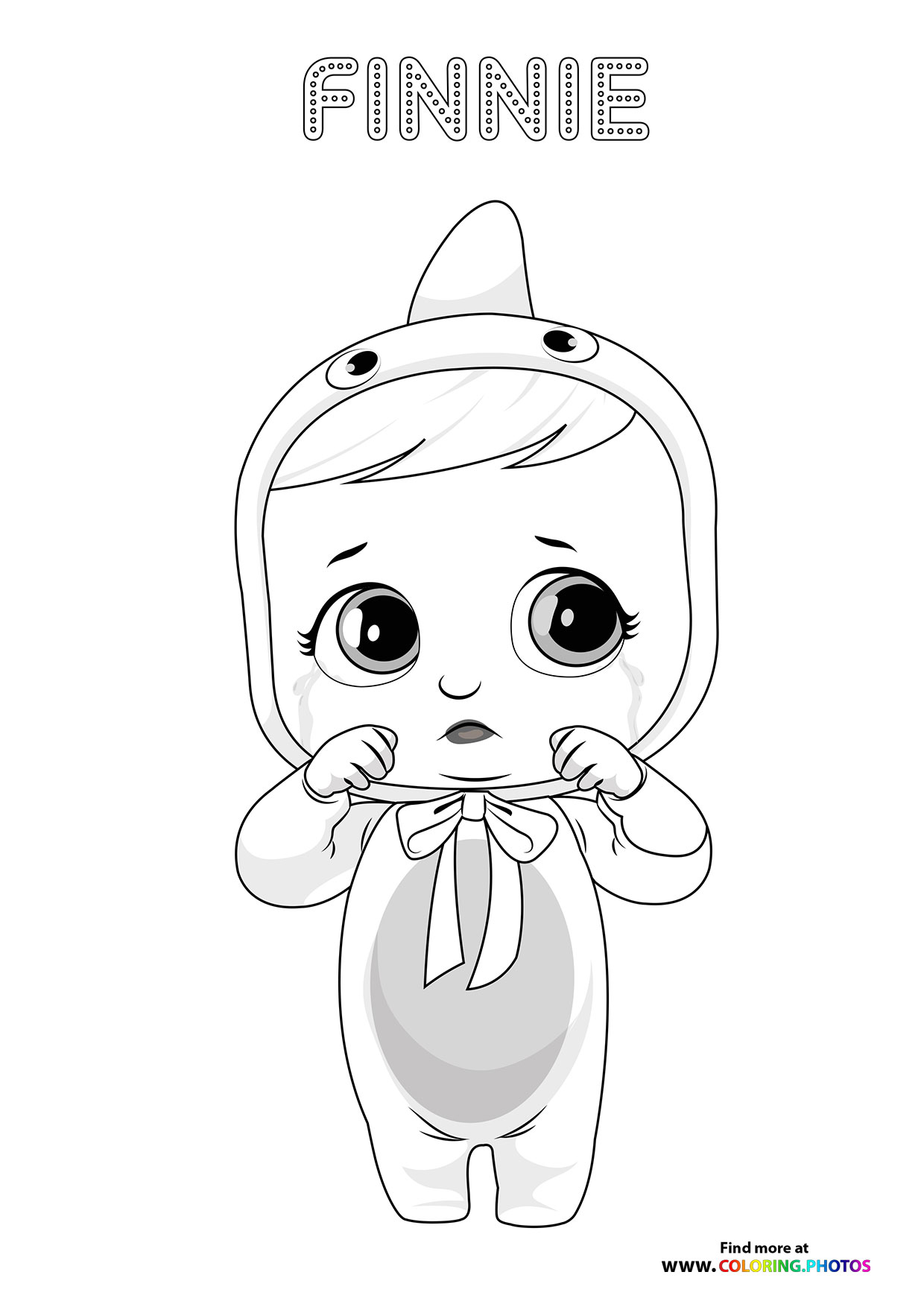 Finnie - Cry Babies coloring page