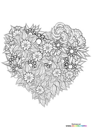 Valentine's Heart Mandala