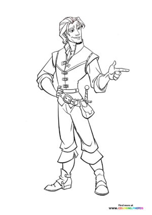 Flynn Rider with a Smirk