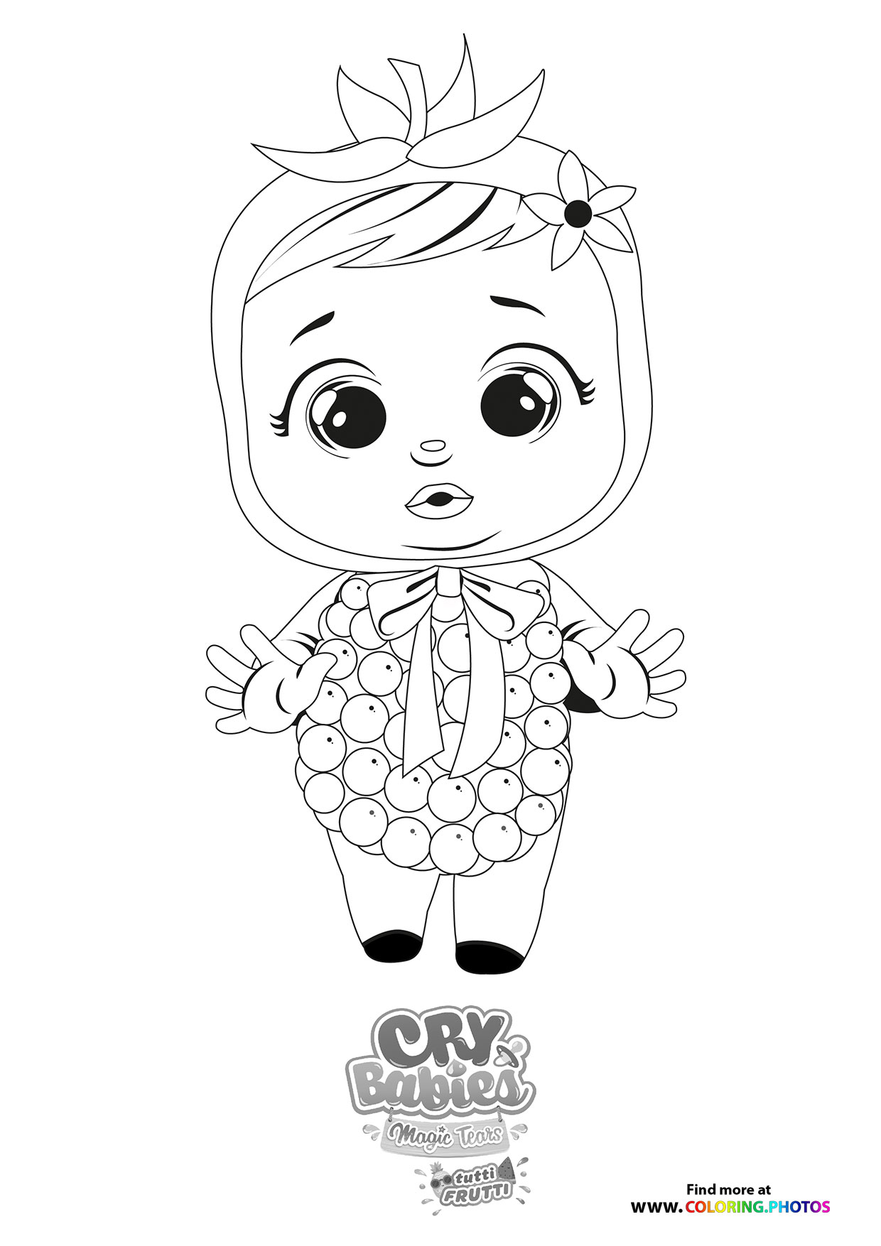 Framy - Cry Babies - Tutti Frutti coloring page
