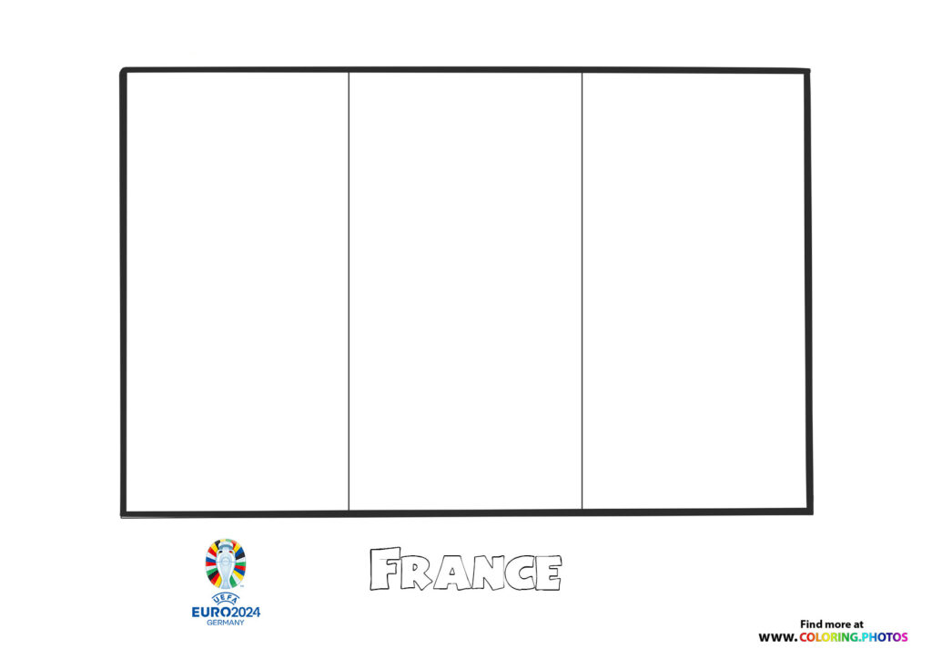 France flag Euro 2024