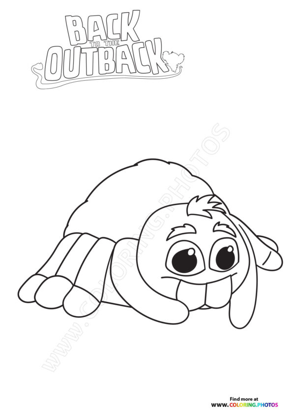Franck from Back to the Outback coloring page