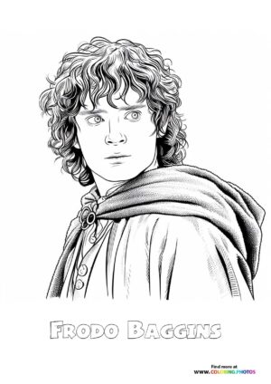 Frodo Baggins staring