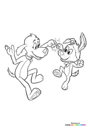 Tag and Scooch playing