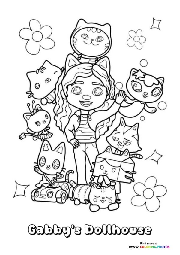 Gabby and Her Cat Friends
