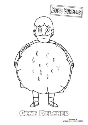 Gene Belcher in Burger Costume