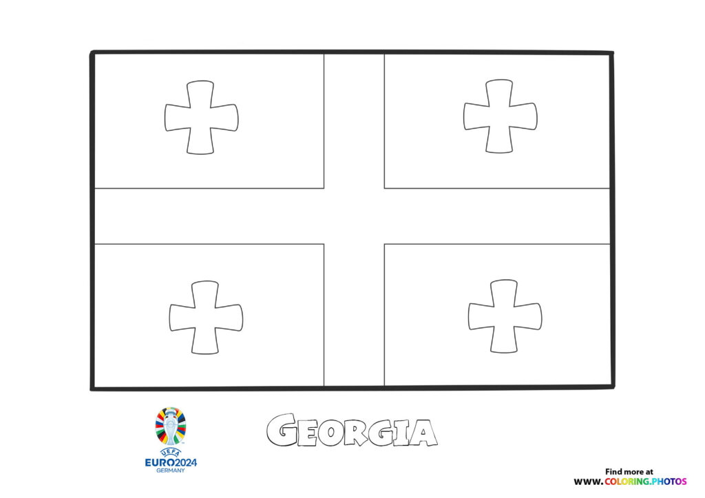 Georgia flag Euro 2024