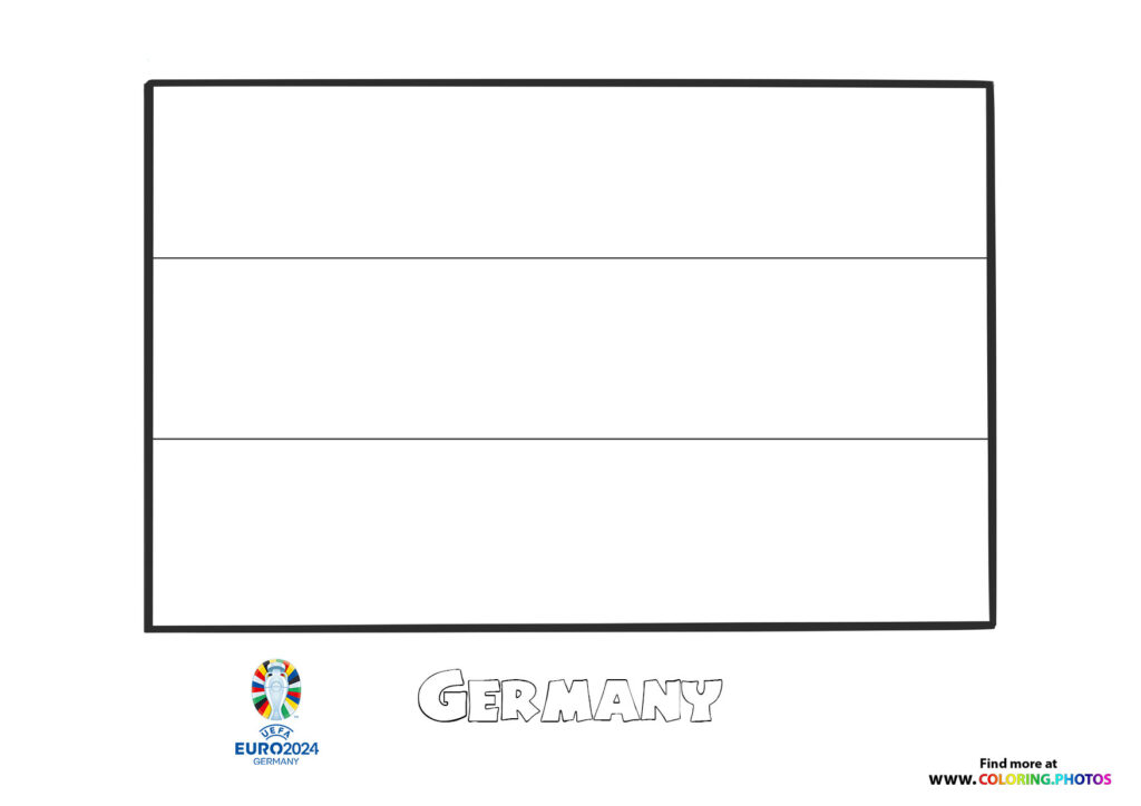Germany flag Euro 2024
