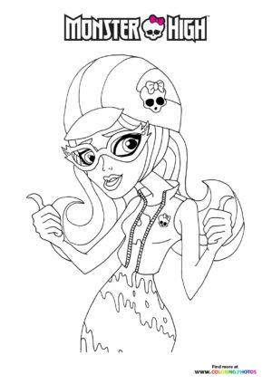 Monster High Girl with Skull Bow