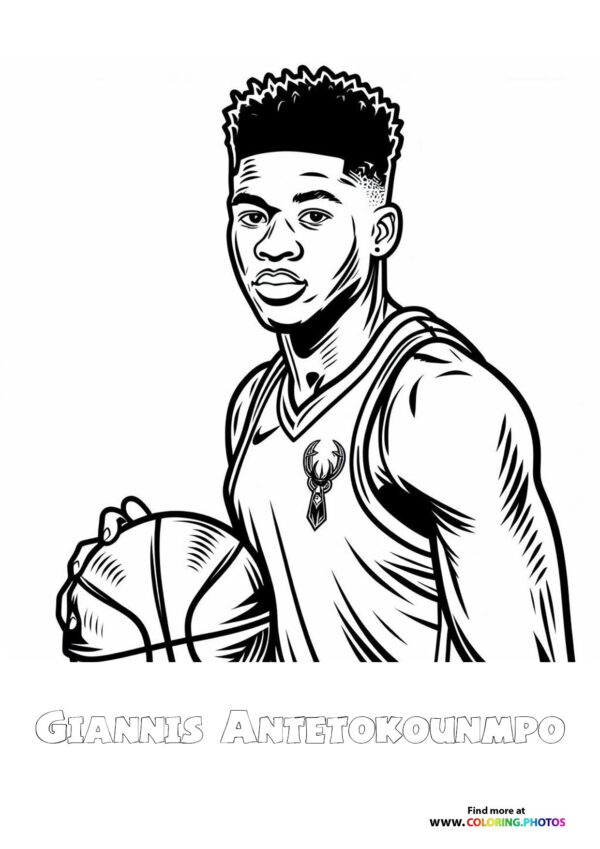 Giannis Antetokounmpo portrait