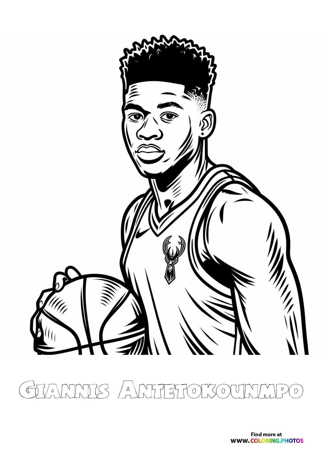 Giannis Antetokounmpo portrait