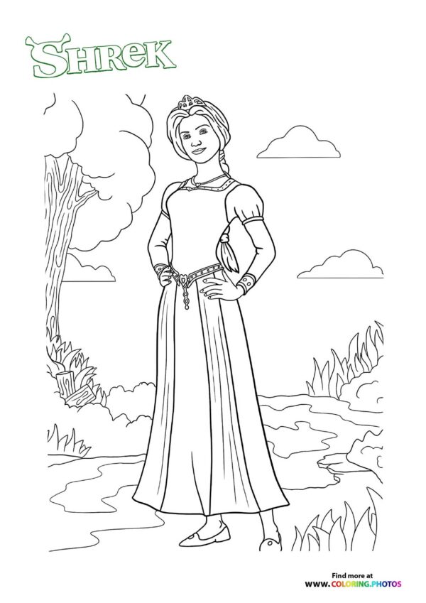 Princess Fiona in the Swamp