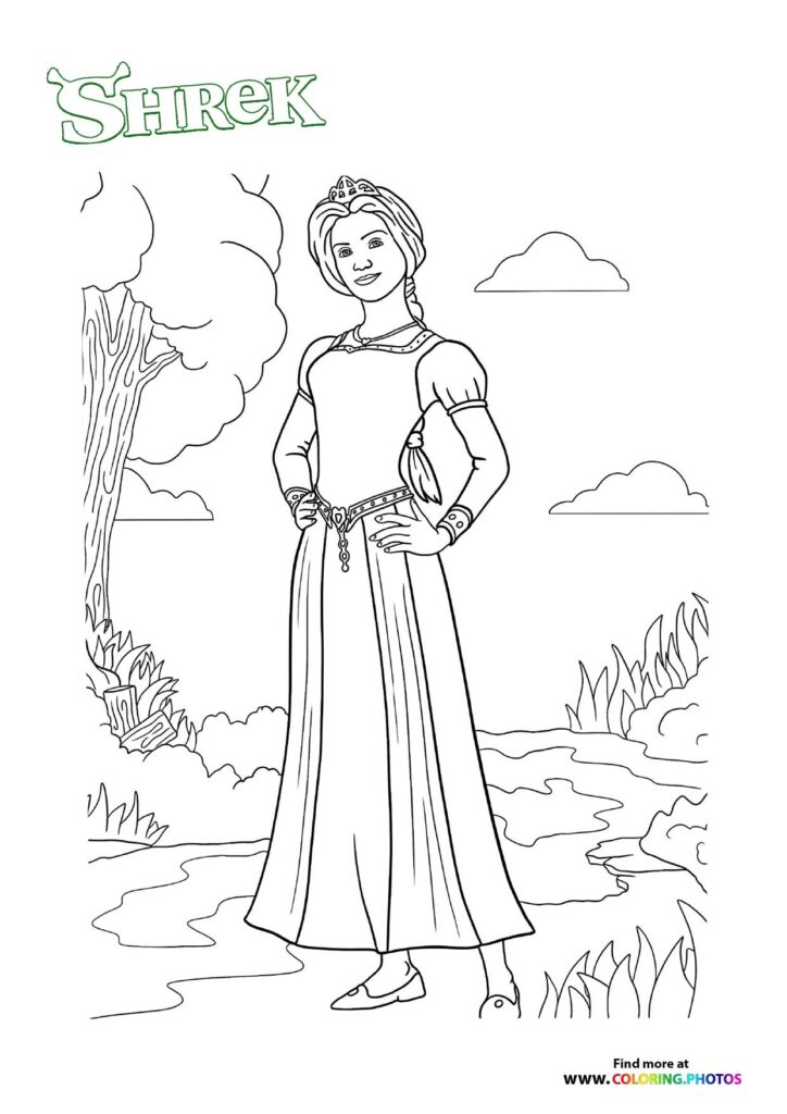 Princess Fiona in the Swamp