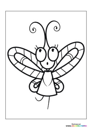 Girl butterfly