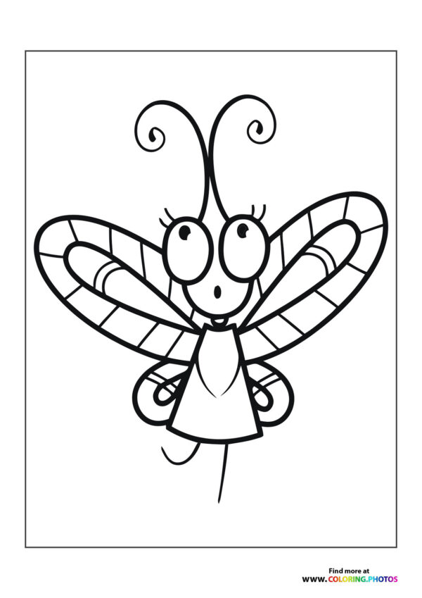 Girl butterfly