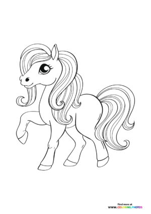 Girl horse