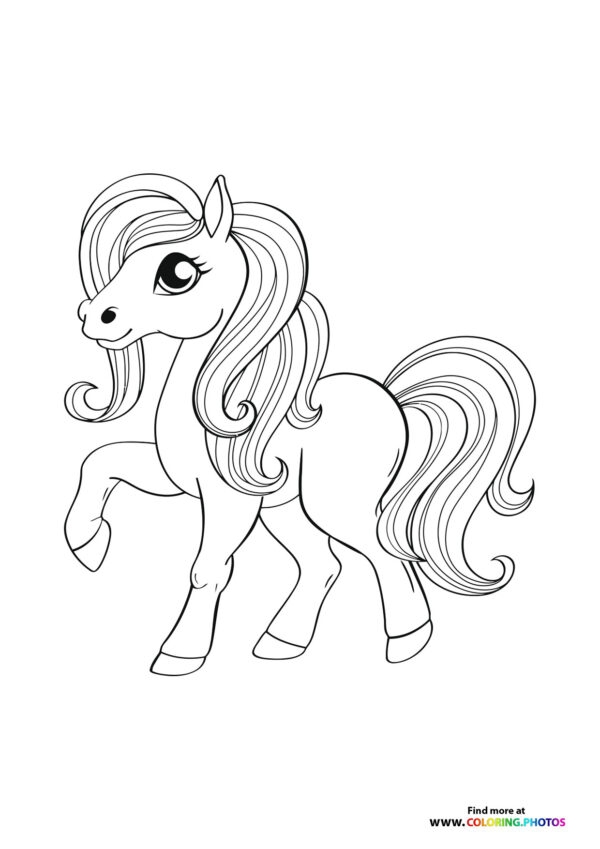 Girl horse