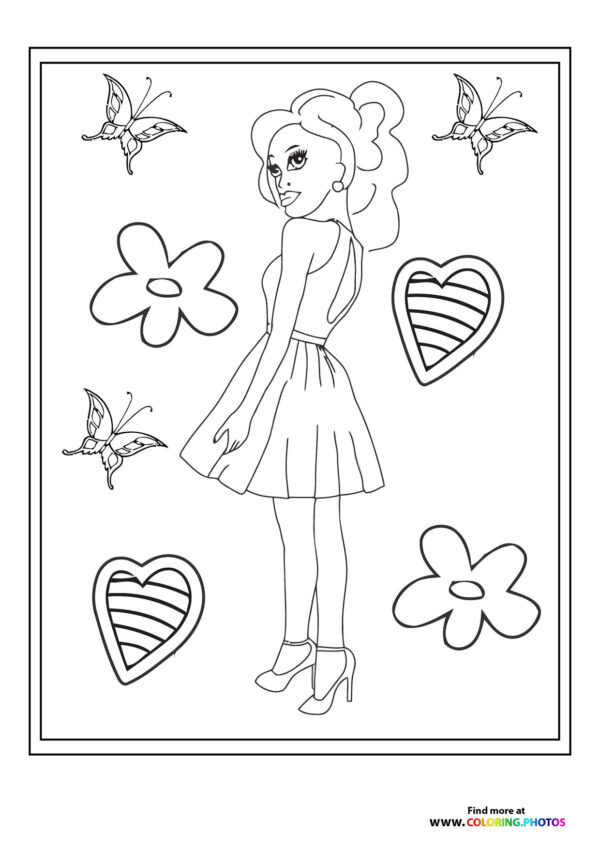 Girl in high heals