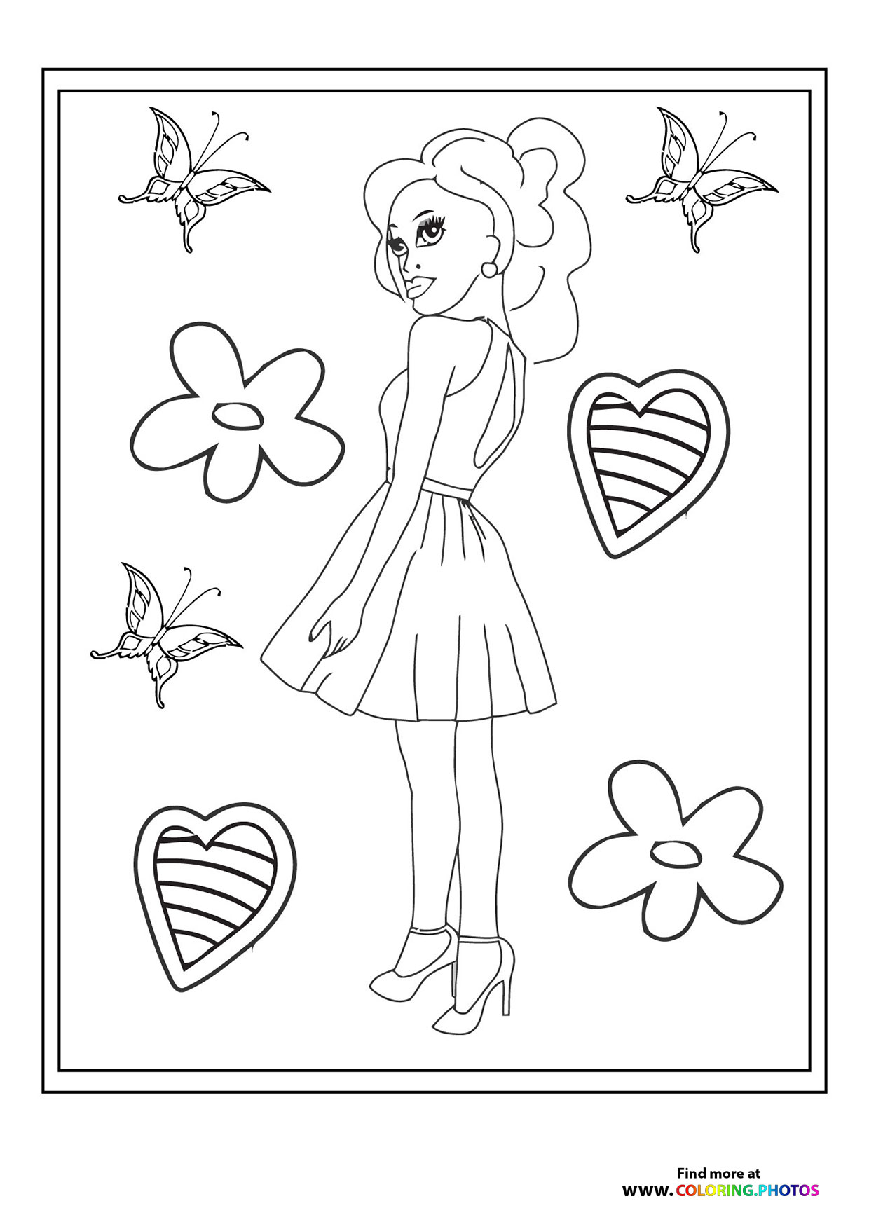 Girl in high heals