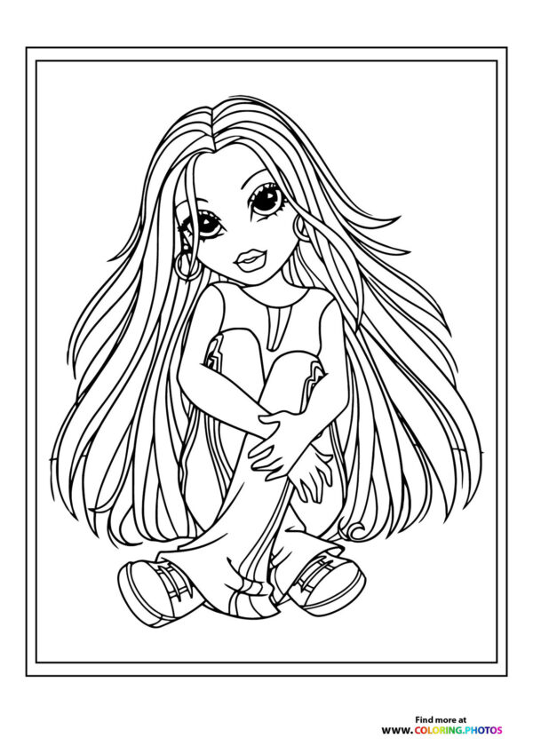 Girl sitting