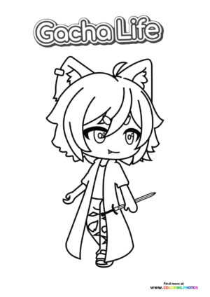 Cat Girl with Bow