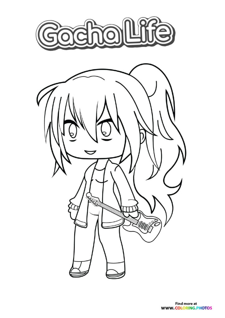 Gacha Life Girl with Guitar