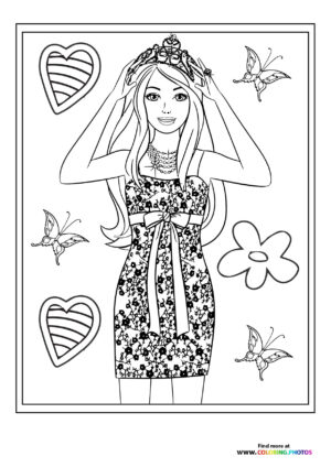 Girl with tiara