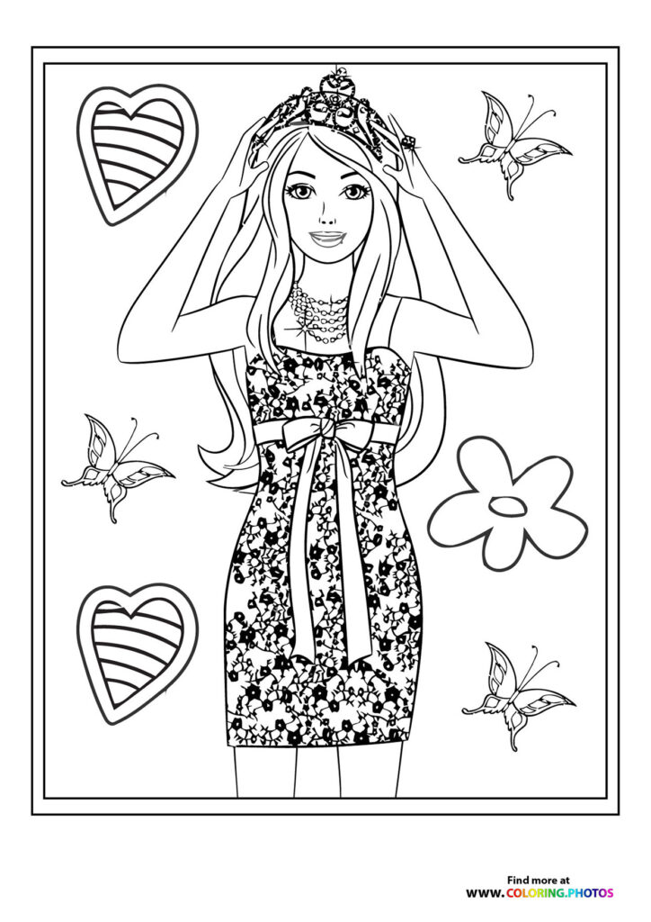 Girl with tiara