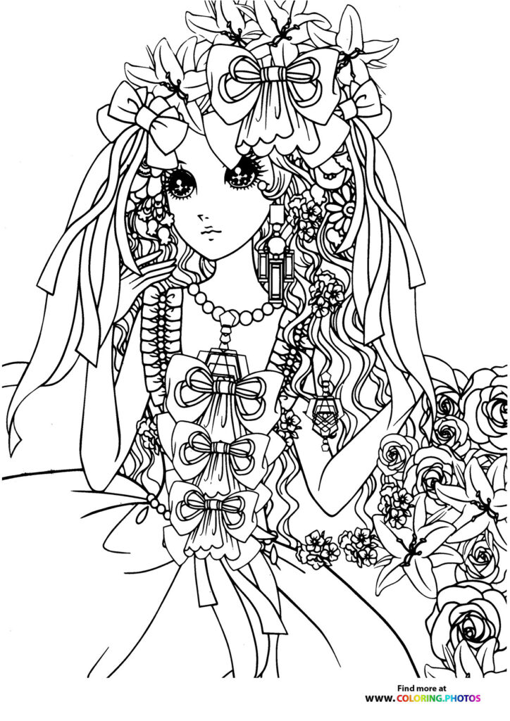 Girl-10 coloring page for Adults