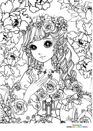 Girl-13 coloring page for Adults