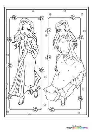 Girls in dresses