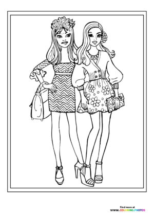 Girls with purses
