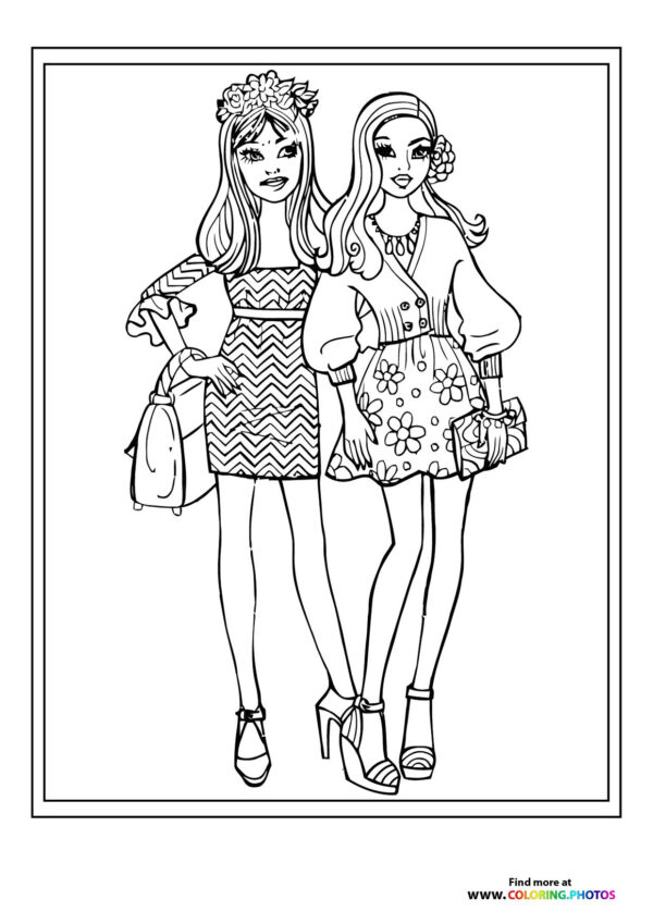 Girls with purses