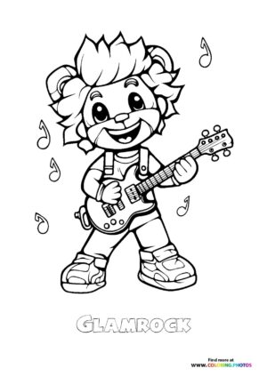 Glamrock Freddy Playing Guitar